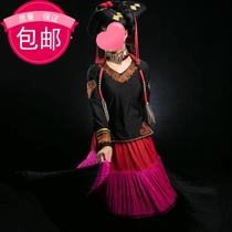 Daliang Mountain Yi ethnic exquisite top womens one-piece long-sleeved can be worn alone can be bottomed