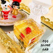 Strawberry gold foil Jay egg SLIME Tare retro full score super girl heart exquisite SLIME net net red