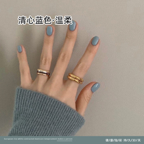 Autumn and winter clear heart blue nail polish glue 2020 new popular Net red manicure shop special small red book phototherapy