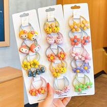 The little girl Zhairs head rope Leather Fascia Girl 2022 New Baby Zal Hair Ornaments Zabby zabby Hair Rope