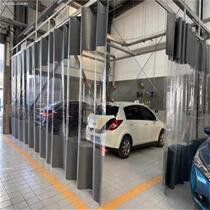 Car wash shop waterproof curtain transparent partition curtain car beauty 4s shop dust-free workshop dust-proof push door curtain car wash curtain