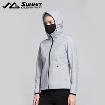 Range Rover World 2019 Mountaineering Clothing Windproof Soft Shell Jacket Top Casual Fashion Mask Jacket