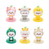Miniso famous and creative products long grass yan dumplings cute pet ornaments hand-made tide play cute desktop decoration shake sound with the same style