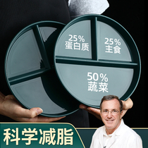 211 FAT REDUCTION SPECIAL DINNER PLATE ONE PERSON EATING 3-G SEPARATED MEAL WEIGHT LOSS QUANTITATIVE ADULT DIVIDED BOWL DAILY STYLE PLATE