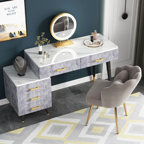 Nordic light luxury dressing table Net red ins Wind dressing table large bedroom modern simple storage cabinet
