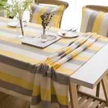 european tablecloth table cloth mat stripe hood dust cover