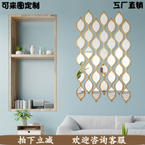 Strip combination porch creative wall stickers decorative mirror bedroom living room dining sofa background wall dining side mirror