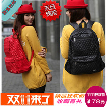 Down shoulder bag space backpack Cotton bag Lingge bag new womens bag tide womens winter fashion bag