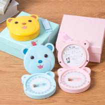 Baby baby teeth box Souvenir Childrens teeth preservation Baby fetal hair box Newborn umbilical cord box Boy girl