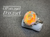 Sold opal island collection grade crystal dark opal seven-color play color dream world