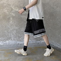 Super fire cec street five-point pants men's hip-hop basketball pants tide brand ins thin Harajuku casual shorts trend
