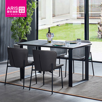 Love Eyrius Restaurant Serie minimalist natural rock plate table dining chair combined W178310 dining table and chairs