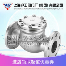 Shanghai Shanghaiwork Valve Swirl Check Valve H44W Stainless Steel Flange Check Valve DN100 125 50