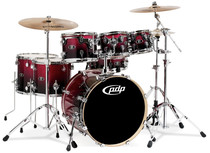 Chunlei instrument PDP (DW) X7 full maple seven drums drums and flames