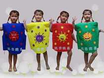 20.21 million Halloween virus cosplay clothing virus known as a coronavirus and is written serve red dragon fruit adult childrens costumes