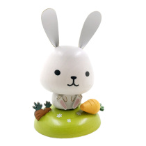 Taiwan jeancard car desktop ornaments shaking head creative spring Forest live solid wood fun birthday childrens day men