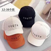 Casual boys  sun visor Childrens baby childrens baseball cap One and a half year old female treasure hat spring foreign style fashion thin section