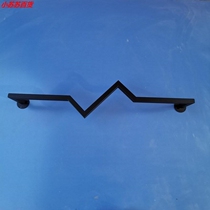 Susu clothing store wall display rack hanging wall-mounted wall Net Red Wall special pants shelf iron art