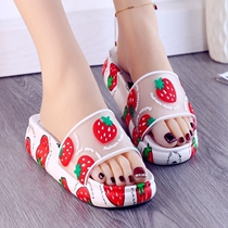 Slippers 2021 new female children summer ladies cartoon non-slip sandals home soft soles bathroom slippers card