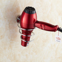 Hairdressel Beauty Full Copper Hair Dryer Shelf Toilet Shelving Shelving Shelf Golden electric blow hanger