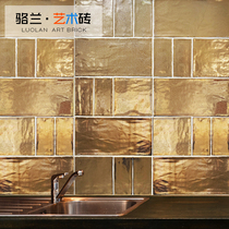 Net red kitchen bathroom tiles Simple modern bathroom toilet wall tiles Cafe bar art background wall tiles