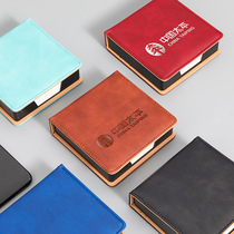 2021 creative business leather small number Post-it notes index mark small strip can be torn small book convenient note note note note memo note note sticker college students with sticky strong stickiness