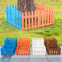 Indoor small fence vegetable field home fence Garden Garden Garden Garden garden fence wooden balcony guardrail kindergarten decoration