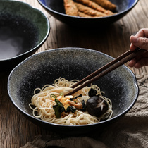 Japanese ramen bowl home large noodle soup bowl single eating noodles Big Bowl soup bowl ceramic easy to clean bucket noodle bowl