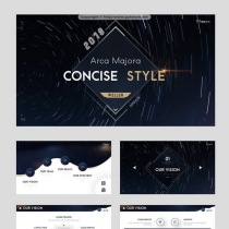 (Animation PPT]) Black Gold Atmospheric Business General Template 56 0 Universal Original PPT Template Europe and America
