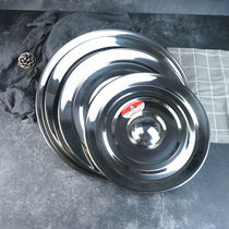 Round Taste Flush Lid Full Steel Lid Oil Lid Oil Tank Small Lid Seasoning Flush Oil Basin Lid Thickened with Home Gaspberry New