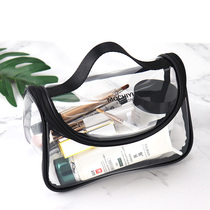 Portable wash bag transparent TPU travel fitness bath portable bag large capacity simple portable cosmetic bag