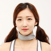 Neck guard with vertebral sleeve to protect shoulder and cervical warm summer thin self-heating home neck collar neck brace