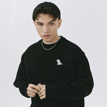 SAMESAME21AW heavy thick round neck loose sweater autumn winter solid color long sleeve pullover couple men and women tide