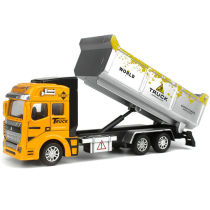 Simulation alloy dump truck dump truck truck model truck loading transport engineering vehicle childrens toy gifts