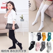 4 Children 6 girls 5 little girls pantyhose spring and autumn female baby with leggings 1 pure cotton thin section 2-year-old female treasure 9