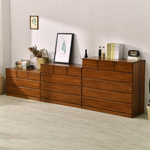 Cabinet of drawers solid wood simple modern special price bedroom storage storage cabinet clearance multifunctional economical chest of drawers