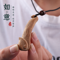 Fu Yunchang India Laoshan Honolulu with Type of Qing Knife Wood National Wind Ruyi Pendant pendant Wen Playing Handlebar