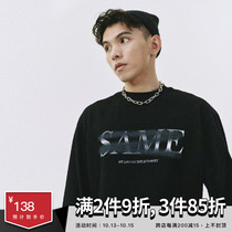 SAMESAME21AW new digital print long sleeve T-shirt national tide couple tide fashion brand American casual hip hop top