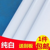 Self-adhesive wallpaper PVC waterproof wallpaper wall stickers Pure white instant stickers Bedroom furniture renovation cabinet drawer stickers