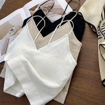 Back beauty fried quality recommended drunk fashion suspenders seamless one with chest pad vneck underwear vest