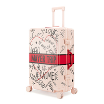 MAYER TRIP Meiya Shangtu luggage female ins Net Red new trolley case small suitcase password box tide