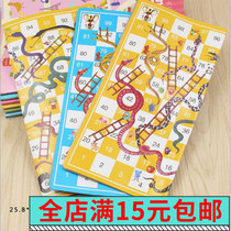 Childrens desktop checkers Snake Chess ladder puzzle games parent-child interactive toys Kindergarten Gifts Wholesale