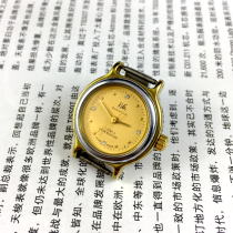 Shanghai Watch factory produces Shanghai brand yellow-faced manual mechanical womens watch with a diameter of 29 mm to send 1 strap