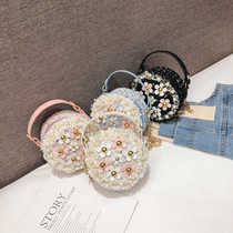 Baby small fragrant wind bag bag children bag little girl Princess Fashion Bag Girl diagonal bag baby Hand bag small