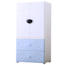 Baby baby baby wardrobe plastic drawer storage cabinet hanging clothes finishing box childrens clothes cabinet storage