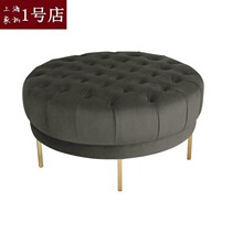 Nordic Bart changing shoes Stool Cloister room Stool Short Mound Clothing Shop Sofa Small Footstool Living-room Round Tea Bench
