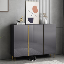 Italian light luxury paint shoe cabinet home door large capacity storage storage hall Hall modern simple hall cabinet