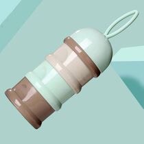 2019 Baby three-layer dual-use milk powder storage tank Baby milk powder box portable out-of-home large capacity sub-packing box