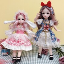 Meneva 30 cm Tong Lok Barbie Doll Princess Suit 3D Eye 23 Joint 6 Sub-Network Red Doll Childrens Gift