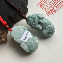 Natural Jade A cargo brave pendant men paragraph couple matching felicitous wish back money wealthy dai zheng shu